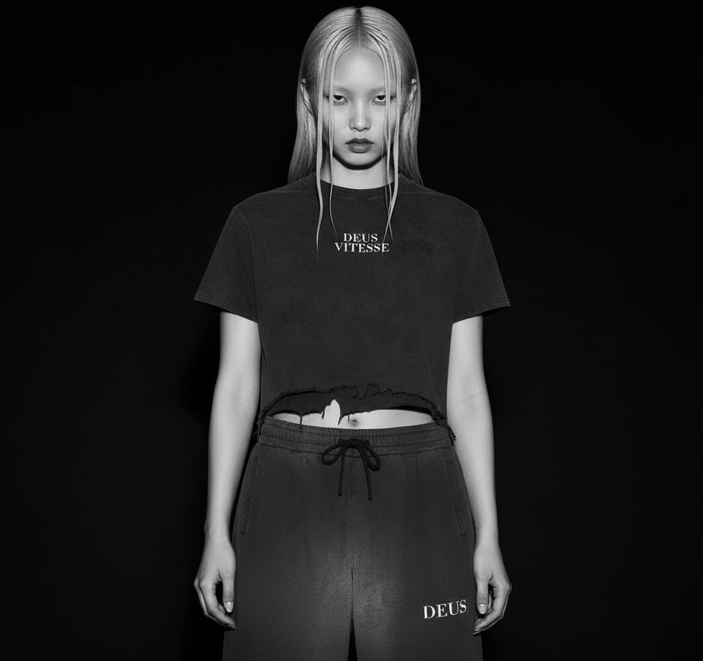 Vintage Wash Boxy Distressed Hem T-Shirt