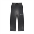 Sun Fade Raw Edge Straight-Leg Sweatpants